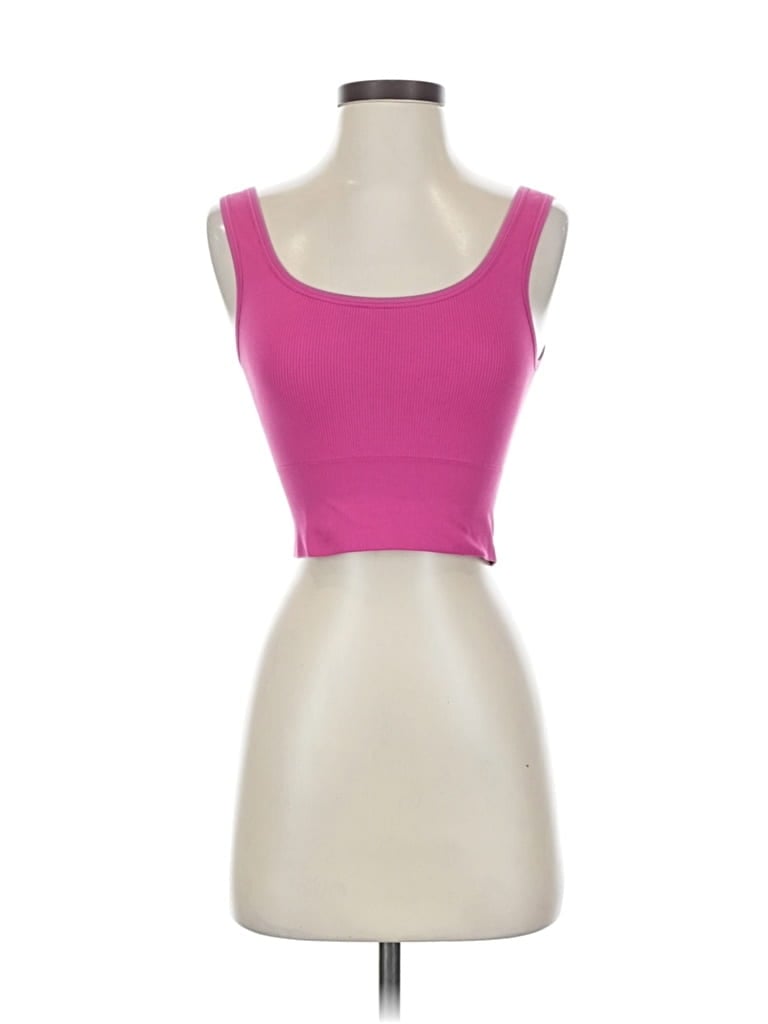 UNBRANDED Pre-owned Tank Top Pink Strapless Neckline Tops