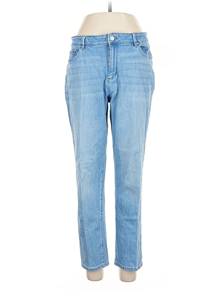 Pre-owned Ann Taylor Factory Jeans In Blue