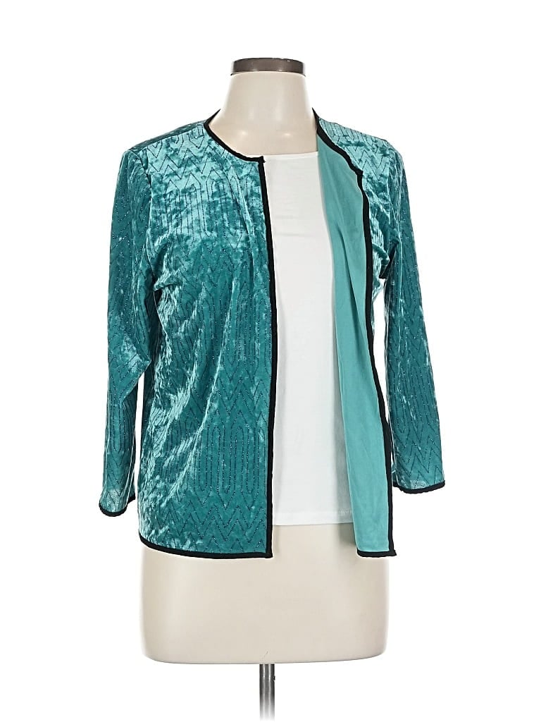 Pre-owned Lularoe Kimono In Blue