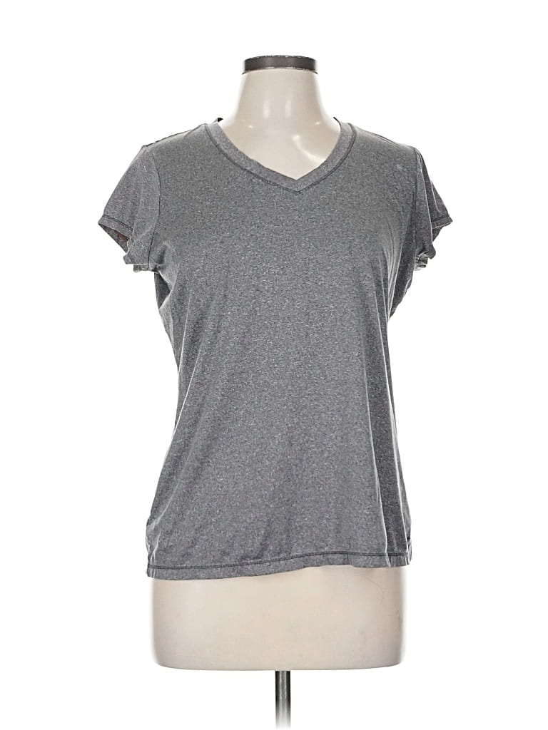 Pre-owned Assorted Brands Short Sleeve T-shirt In Gray