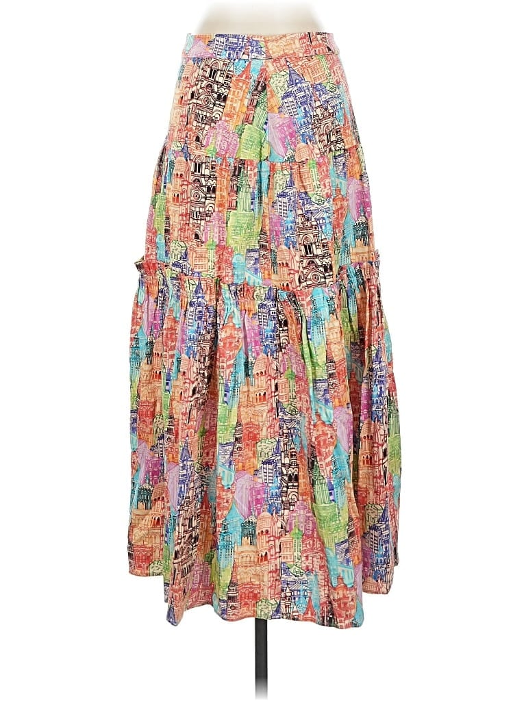 Pre-owned Eva Franco Casual Skirt In Orange