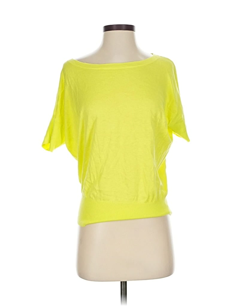 Pre-owned Ann Taylor Loft Pullover Sweater In Yellow