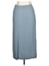 L.L.Bean 100% Polyester Solid Gray Casual Skirt Size 16 (petite) - photo 2