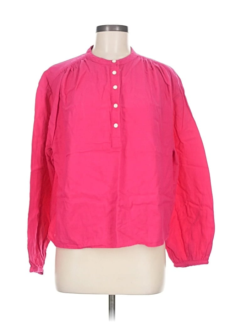 GAP Pre-owned 3/4 Sleeve Blouse In Pink