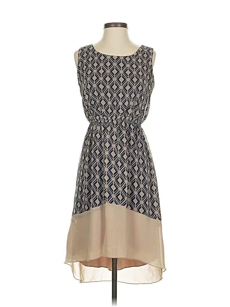 Pre-owned En Focus Studio Casual Dress In Brown