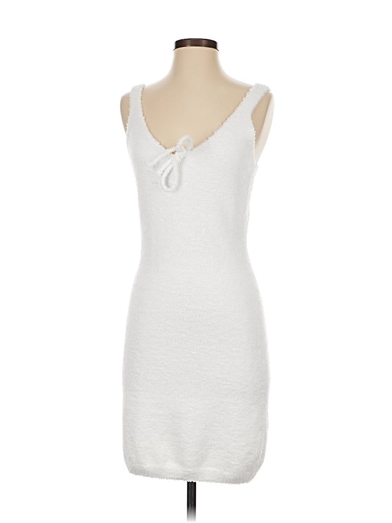 Pre-owned Assorted Brands Casual Dress In White