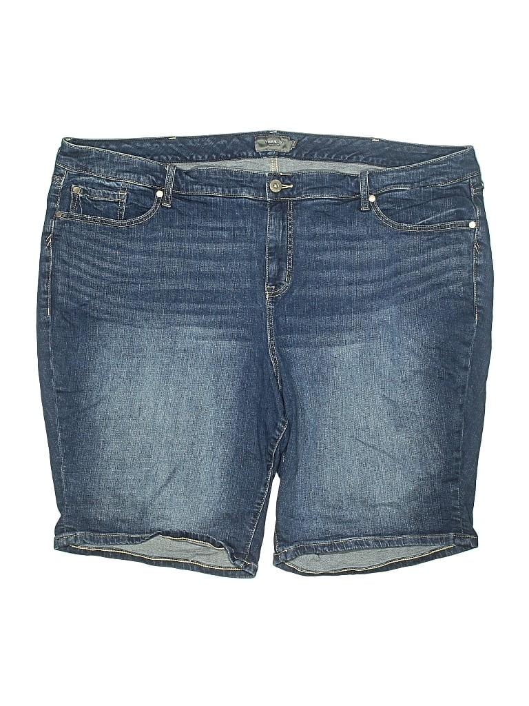 Pre-owned Torrid Denim Shorts In Blue