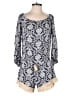 Surf Gypsy 100% Rayon Paisley Blue Romper Size S - photo 1