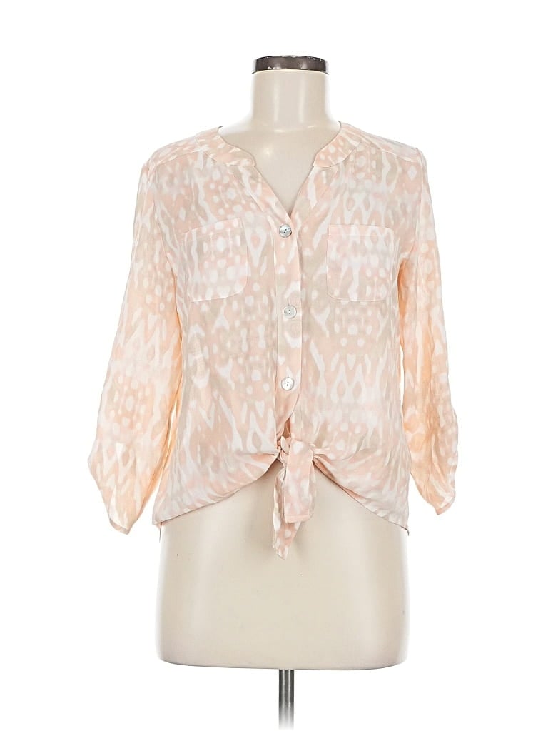 RUBY RD. Pre-owned 3/4 Sleeve Blouse In Pink