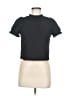 Monteau Black Short Sleeve Top Size M - photo 1