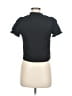 Monteau Black Short Sleeve Top Size M - photo 2