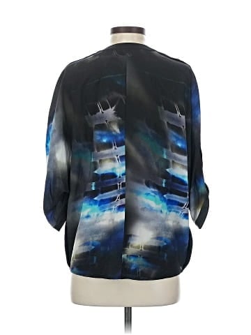 Roi 3/4 Sleeve Silk Top (view 2)