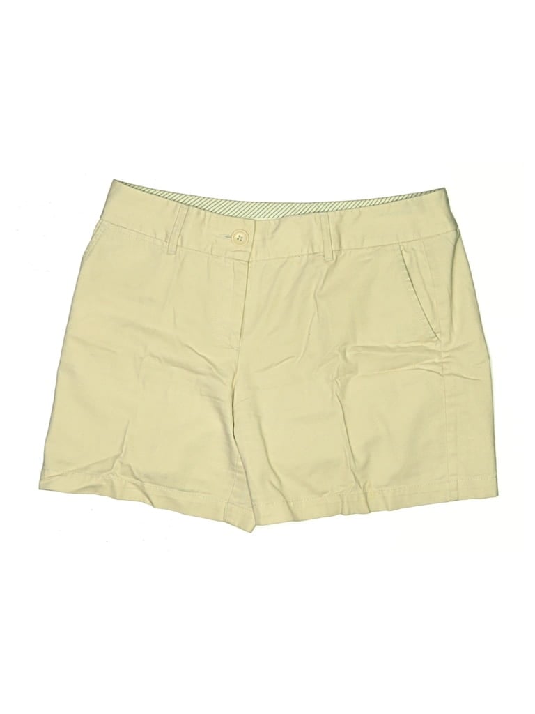 Pre-owned Ann Taylor Loft Khaki Shorts In Yellow