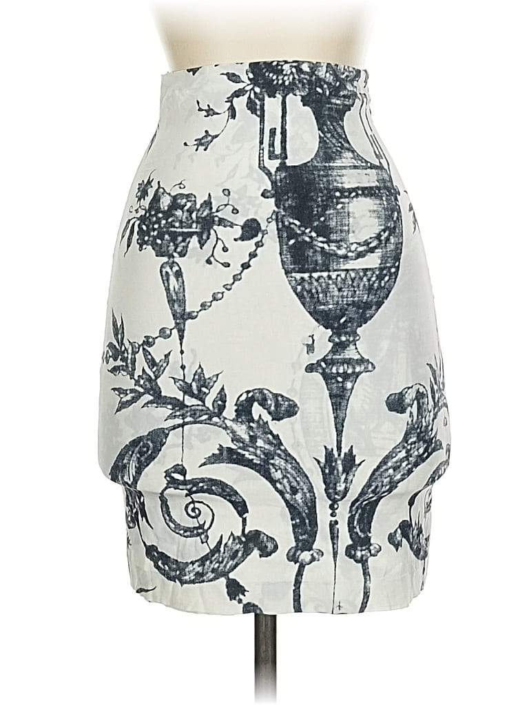 Pre-owned Dolce & Gabbana Casual Skirt In Gray