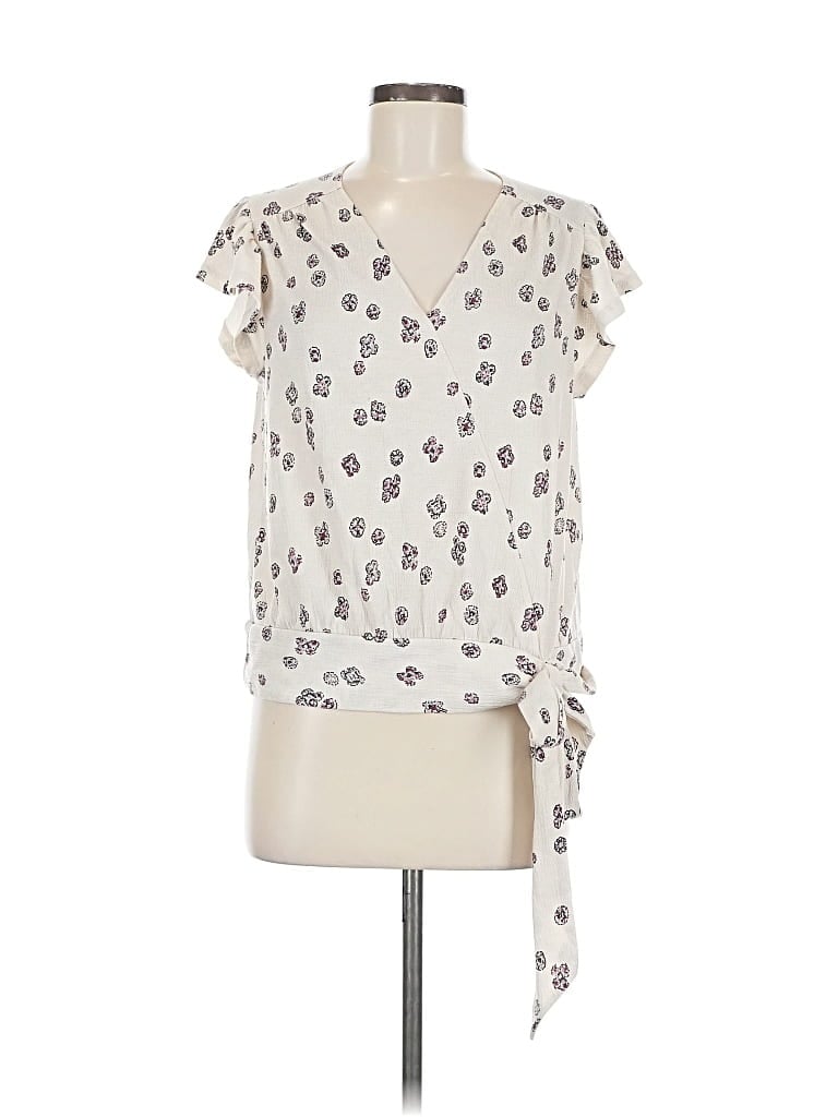 Pre-owned Ann Taylor Loft Outlet Sleeveless Blouse In White