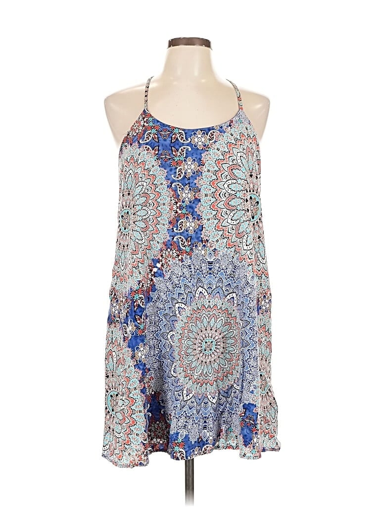 Pre-owned Loveriche Sleeveless Top Blue Halter Neckline Tops