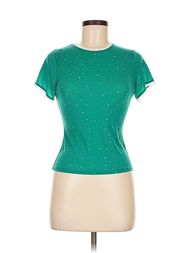 Pre-owned Assorted Brands Short Sleeve T-shirt In Green