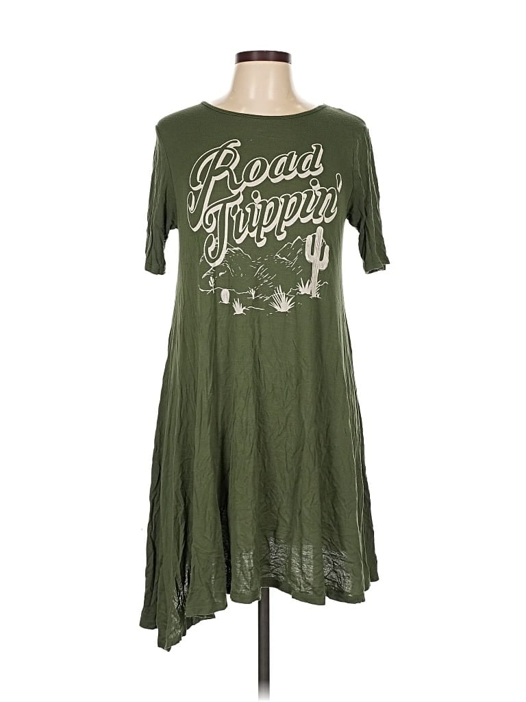 Pre-owned Color Bear Casual Dress In Green