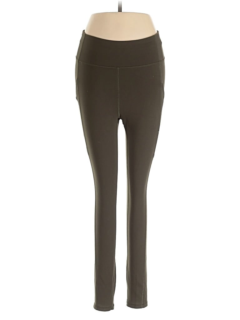 Pre-owned Lululemon Athletica Active Pants In Green