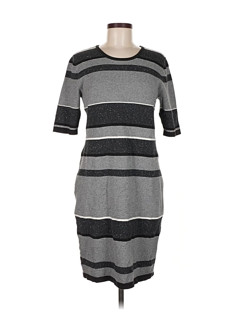 Pre-owned Lou & Grey Casual Dress In Gray