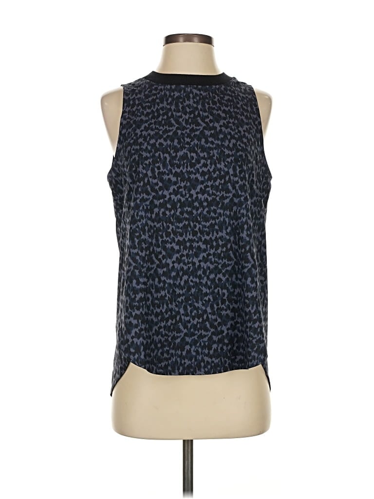 Pre-owned Athleta Sleeveless Blouse In Blue