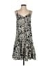 Whit 100% Polyester Graphic Black Casual Dress Size P (petite) - photo 1