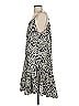 Whit 100% Polyester Graphic Black Casual Dress Size P (petite) - photo 5