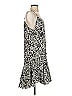 Whit 100% Polyester Graphic Black Casual Dress Size P (petite) - photo 4