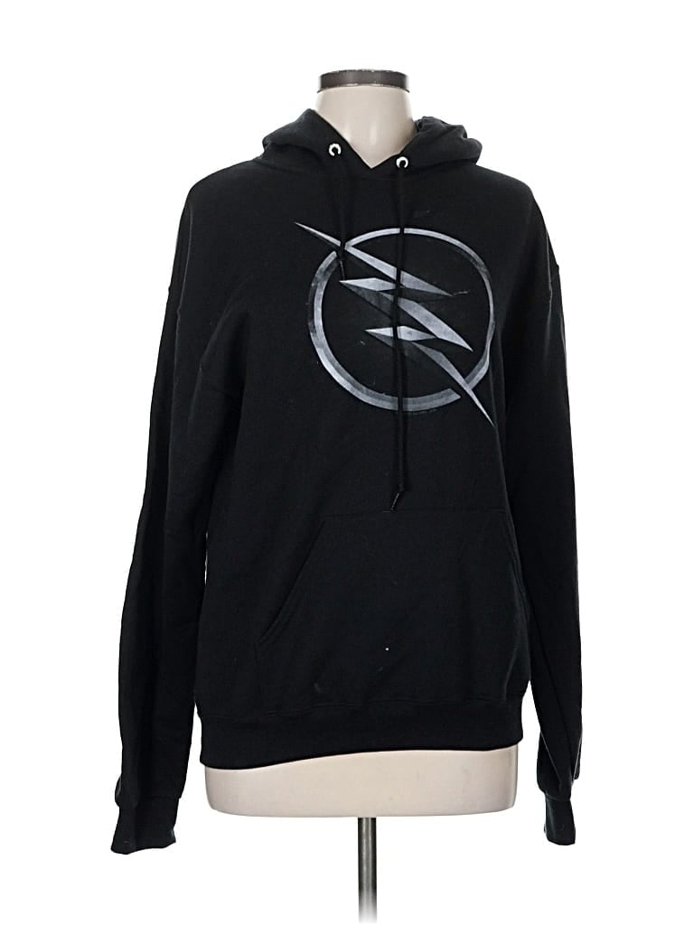 Pre-owned Unbranded Pullover Hoodie In Black