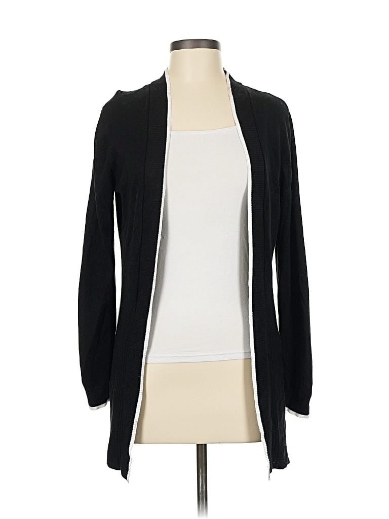 Pre-owned Assorted Brands Cardigan Sweater In Black