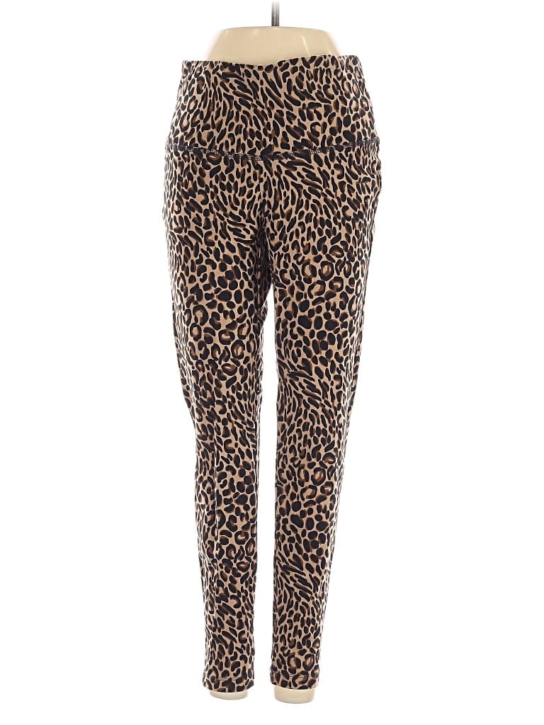 Pre-owned Zenergy By Chico's Leggings In Brown