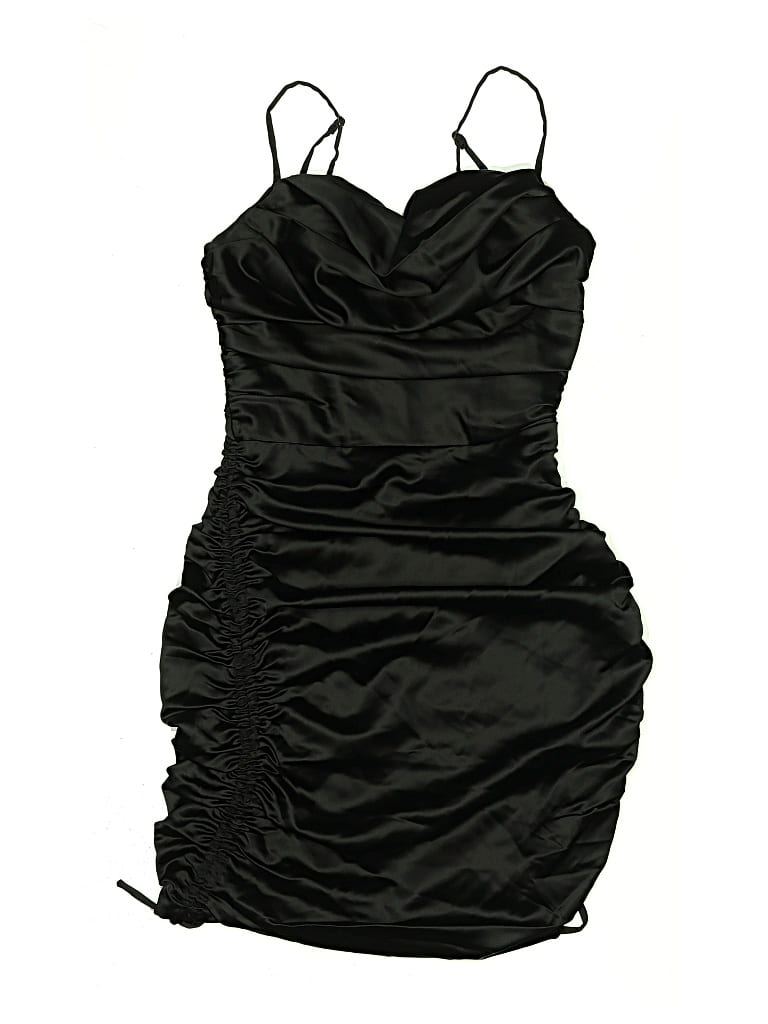 Pre-owned Oh Polly Cocktail Dress In Black