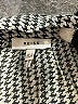 Reiss Houndstooth Gray Long Sleeve Blouse Size 2 - photo 7