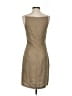 Tocca 100% Silk Graphic Tan Cocktail Dress Size 4 - photo 2