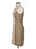 Tocca 100% Silk Graphic Tan Cocktail Dress Size 4 - photo 5