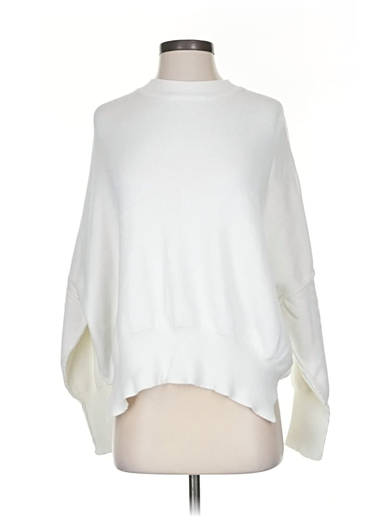 Pre-owned Black Tape_ Poncho In White