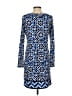 MICHAEL Michael Kors Print Blue Casual Dress Size S - photo 2