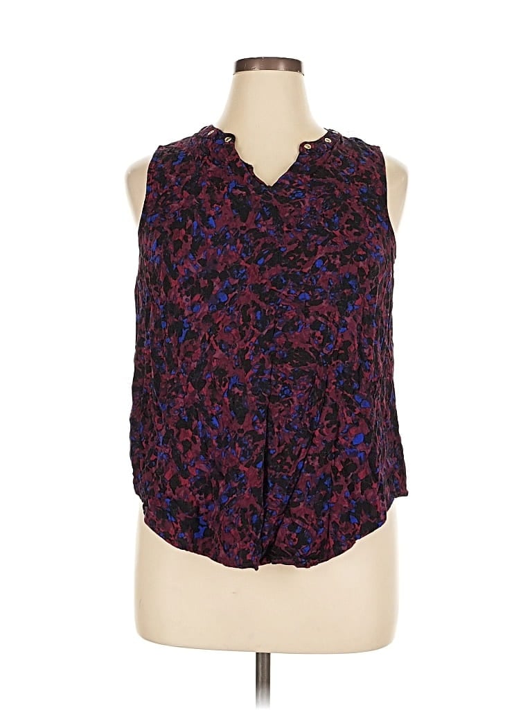 Pre-owned Torrid Sleeveless Blouse In Purple