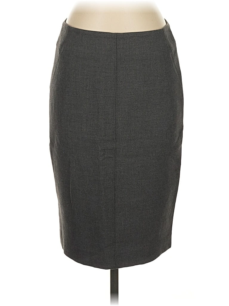 Pre-owned Ann Taylor Loft Formal Skirt In Gray