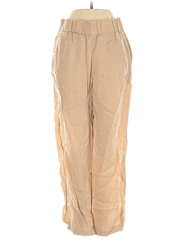 HAVEN WELL WITHIN Pre-owned Linen Pants In Brown