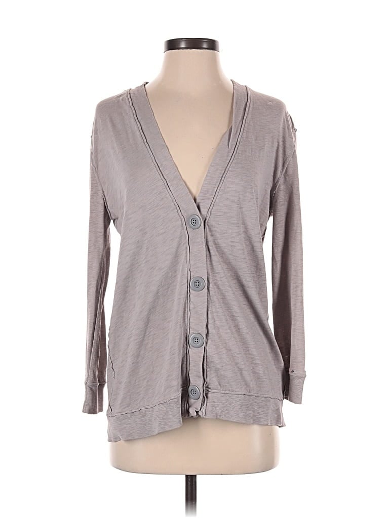 Pre-owned J.crew Factory Store Cardigan Sweater In Gray