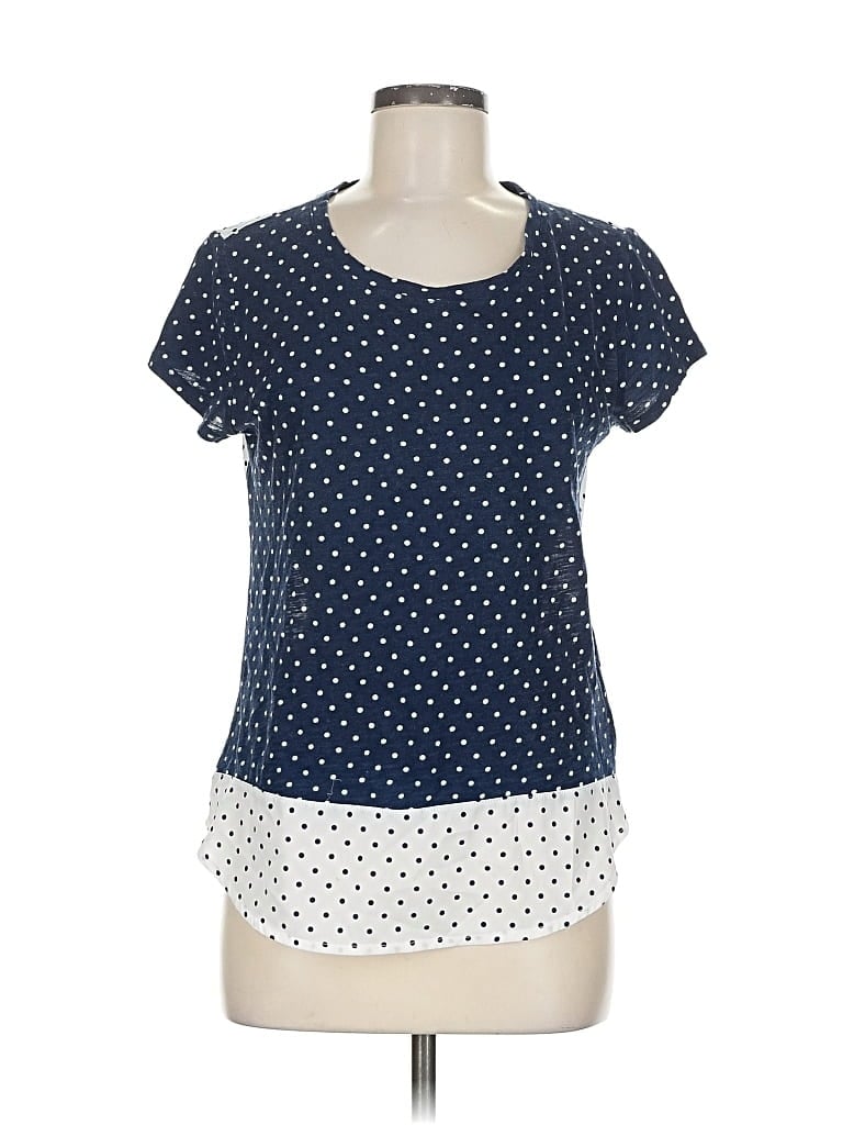 Pre-owned Maison Jules Short Sleeve T-shirt In Blue