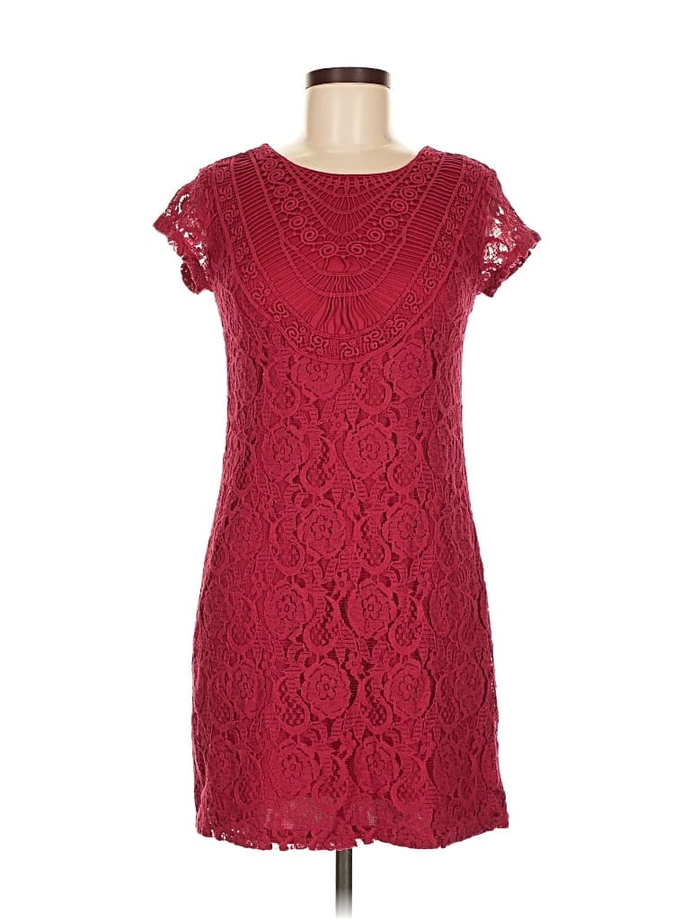 Pre-owned Xhilaration Cocktail Dress In Burgundy