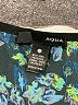 Aqua 100% Polyester Tropical Blue Casual Dress Size XS - photo 7