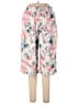 Athleta Floral Pink White Active Pants Size L - photo 1