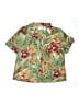 Alfred Dunner 100% Polyester Tropical Green Short Sleeve Blouse Size 14 - photo 1