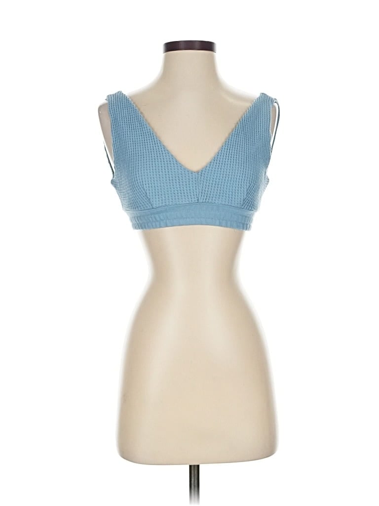 Pre-owned Better / Together Tank Top Blue Strapless Neckline Tops