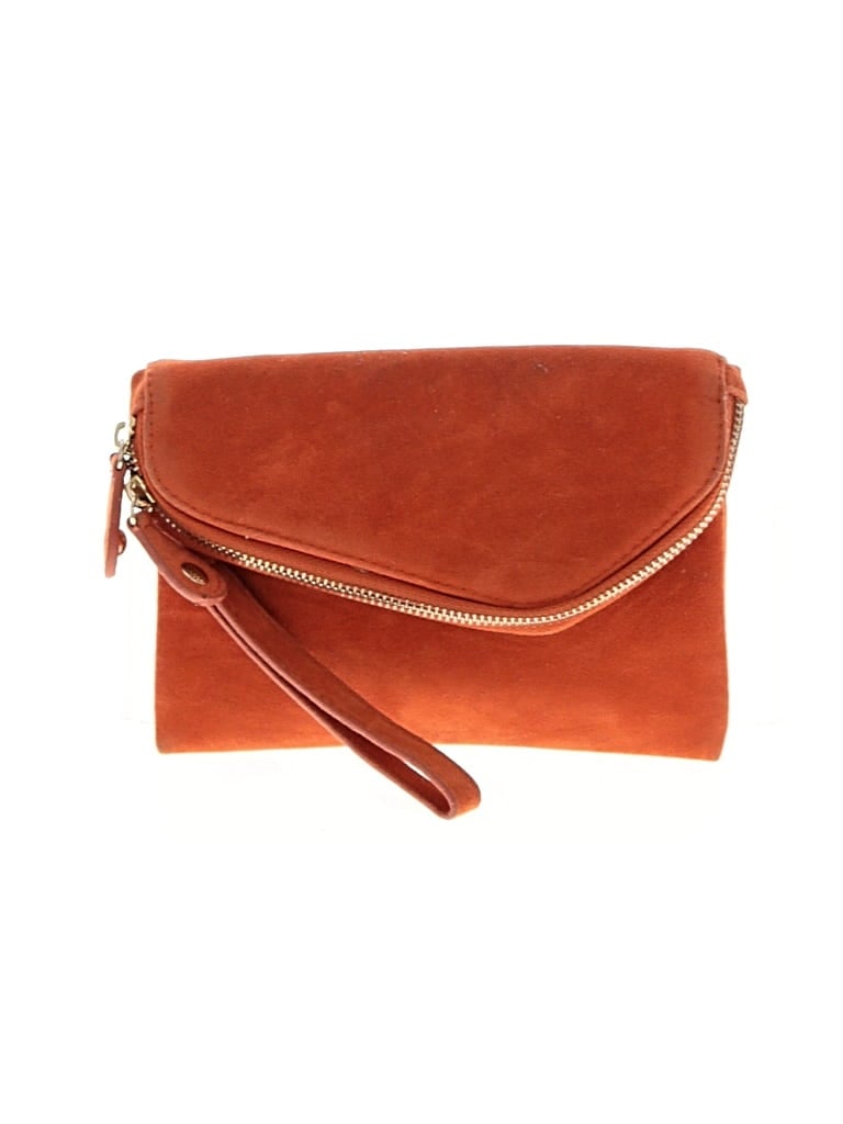 Pre-owned Unbranded Wristlet In Orange