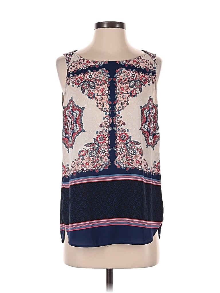 Pre-owned 41hawthorn Sleeveless Blouse In Blue