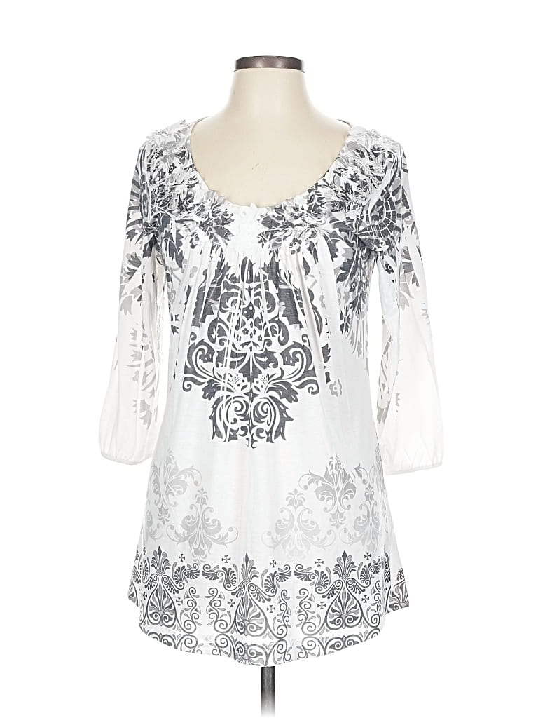 ESPRESSO Pre-owned 3/4 Sleeve Blouse In White